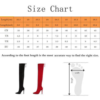 High Heels Women Over The Knee Boots - Niches Store