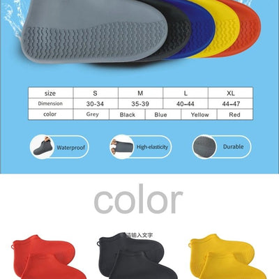 Waterproof Rain Shoes Cover Silicone | Virus Protection | - Niches Store