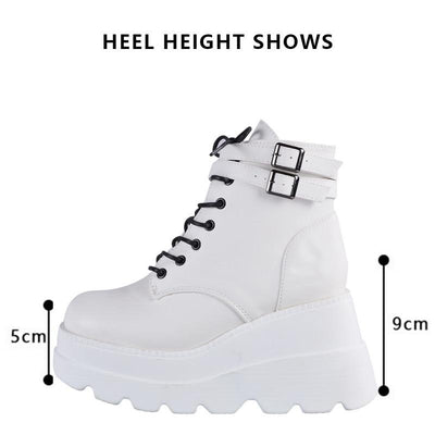 Platform Boots Fashion Thick Bottom - Niches Store