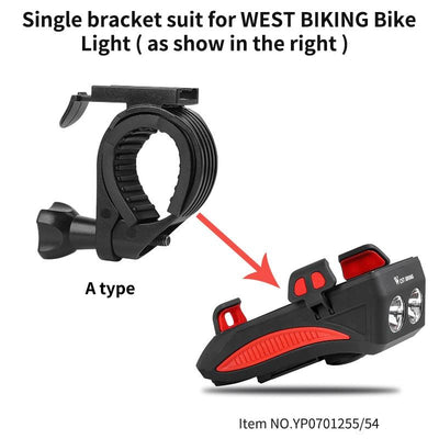 Bracket Mount(s) for 4 in 1 Bicycle Light - Niches Store