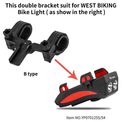 Bracket Mount(s) for 4 in 1 Bicycle Light - Niches Store