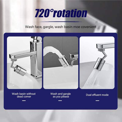 720Splash - Rotating Universal Non-Splashing Faucet Filter - Niches Store