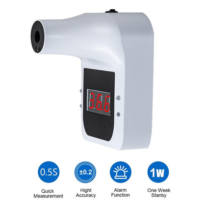 Digital Non-Contact Infrared Thermometer with Fever Alarm Wall Mounted - Niches Store