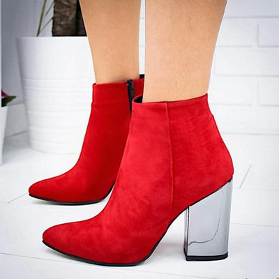 Pumps Flock Toe Boots - Niches Store