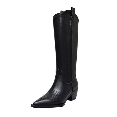 Western Knee Boots | High Heels - Niches Store