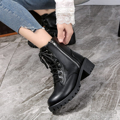 Motorcycle Army Punk Boots - Niches Store