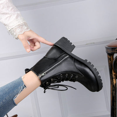 Motorcycle Army Punk Boots - Niches Store