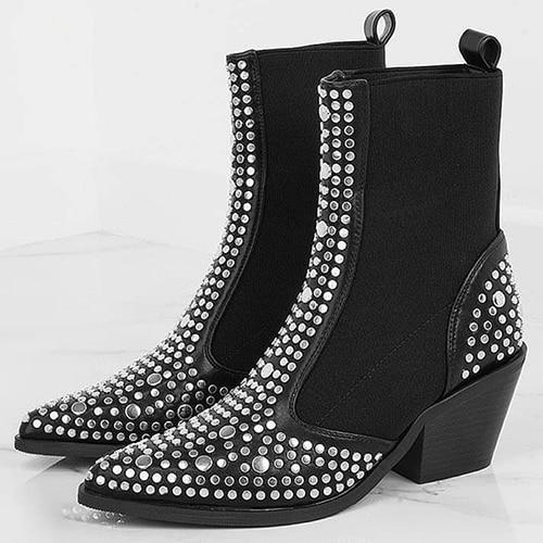 Chelsea Ankle Boots Classic Rivets Boots