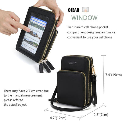 Crossbody Cellphone Purse |Touch Screen Bag - Niches Store