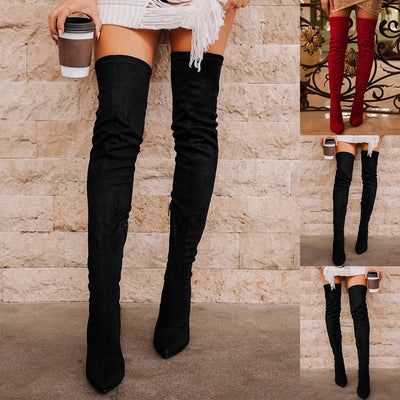 High Heels Women Over The Knee Boots - Niches Store