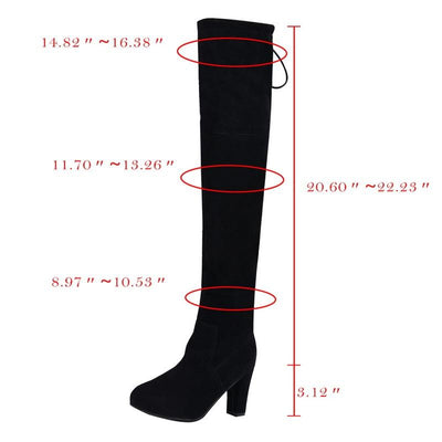 High Heels Women Over The Knee Boots - Niches Store