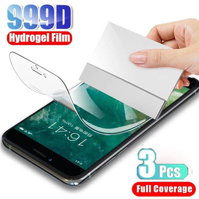 3PCS Hydrogel Film Screen Protector For iPhone - Niches Store