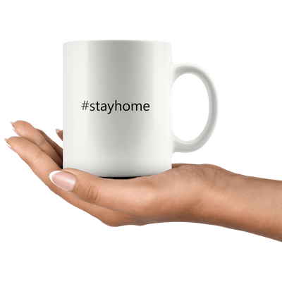 Most Popular Hashtag on a Mug | #stayhome | Elegance | US Seller - Niches Store